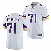 Nike Vikings 71 Christian Darrisaw White 2021 Draft Vapor Limited Jersey Dzhi,baseball caps,new era cap wholesale,wholesale hats